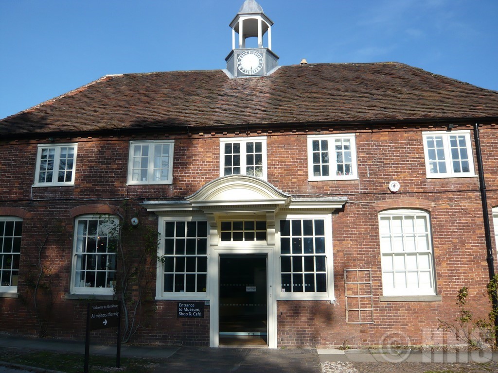 Hartlebury Castle – museum shop and entrance formerly the stables, college for the clergy, and WW1 hospital